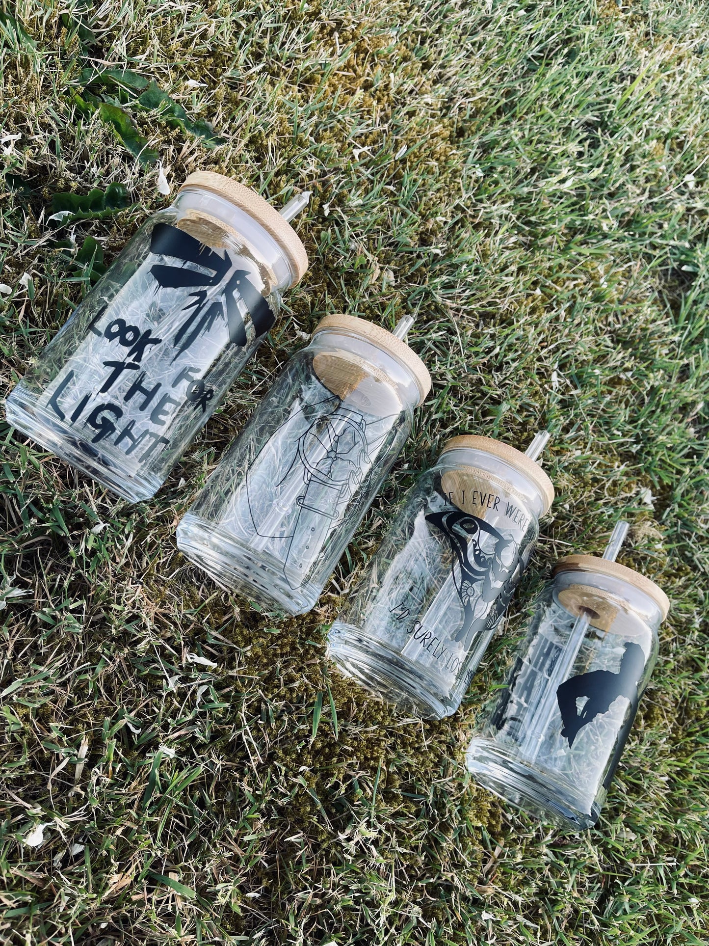 TLOU Inspired Glass Cup | 16oz