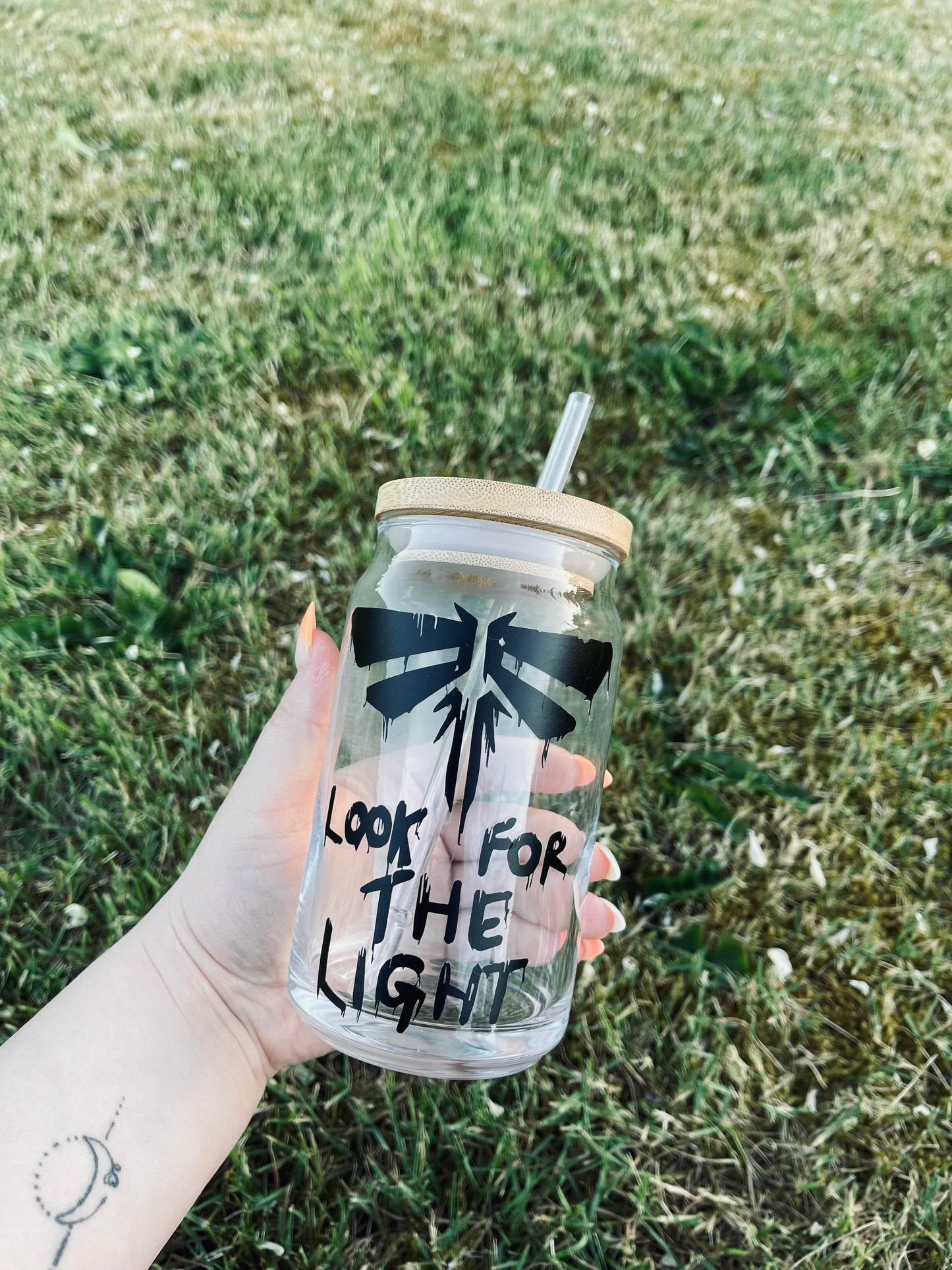 TLOU Inspired Glass Cup | 16oz
