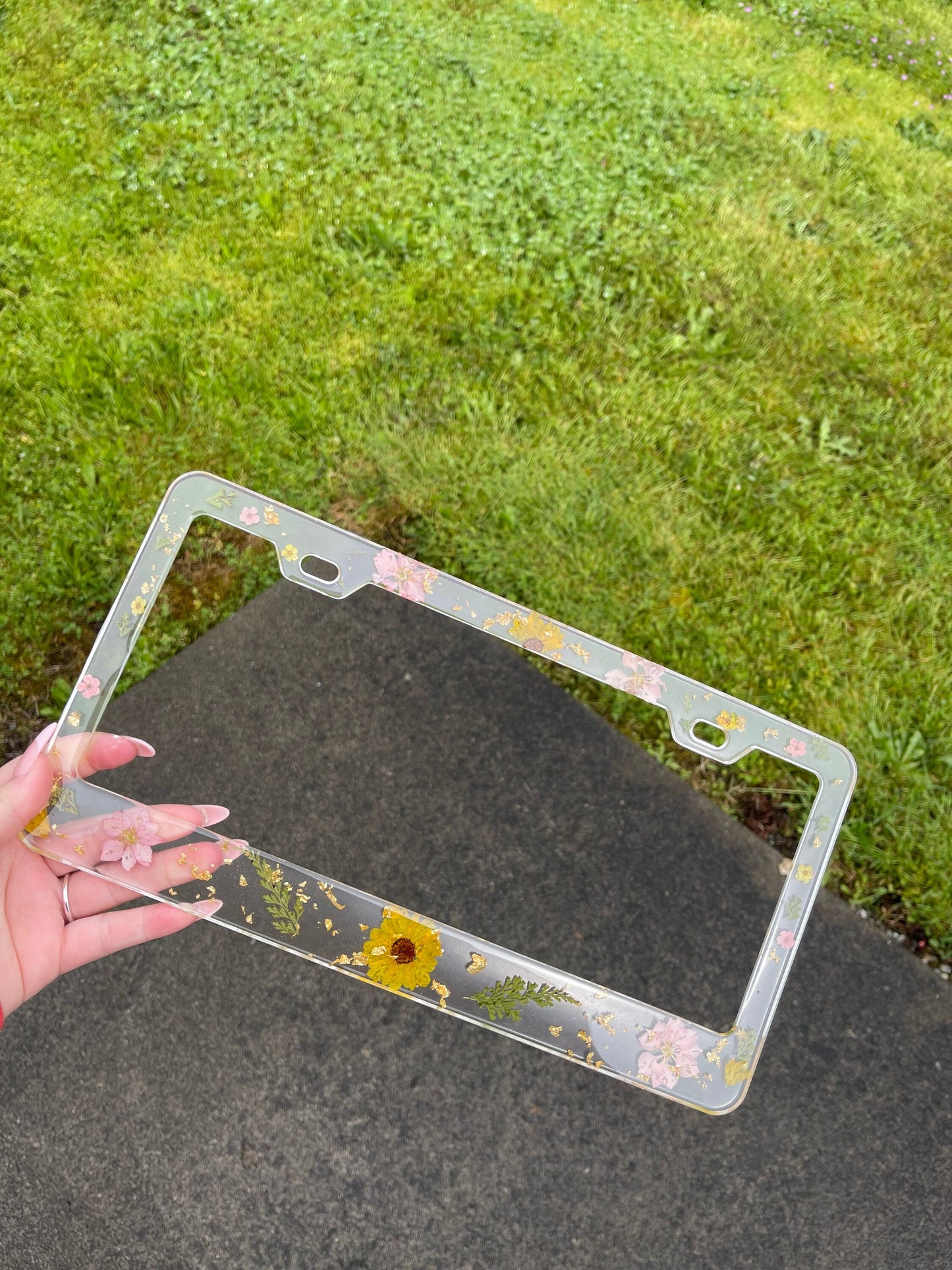 Resin License Plate Cover