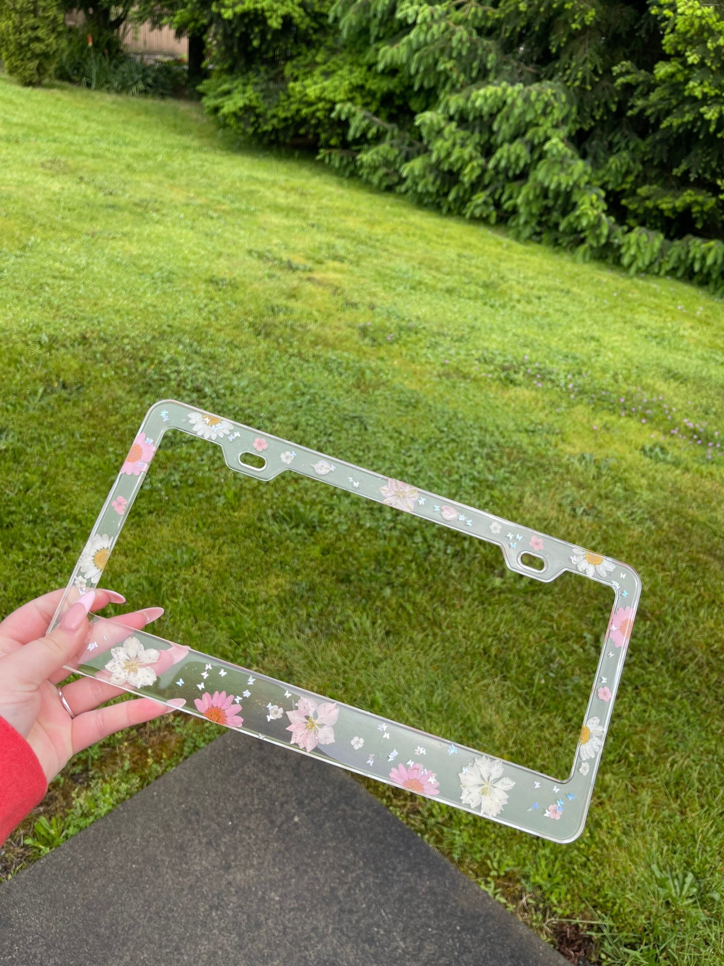 Resin License Plate Cover