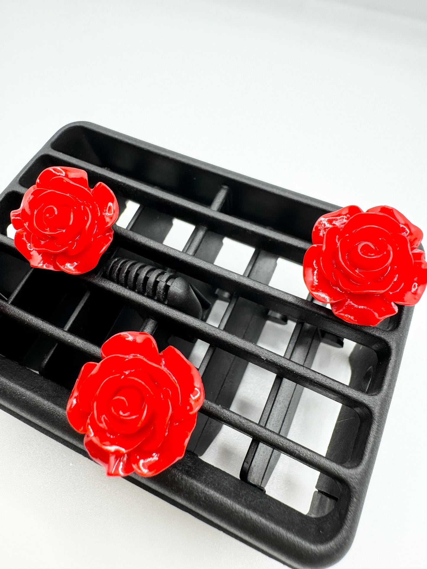 Rose Vent Clips | Set of 4 | Red