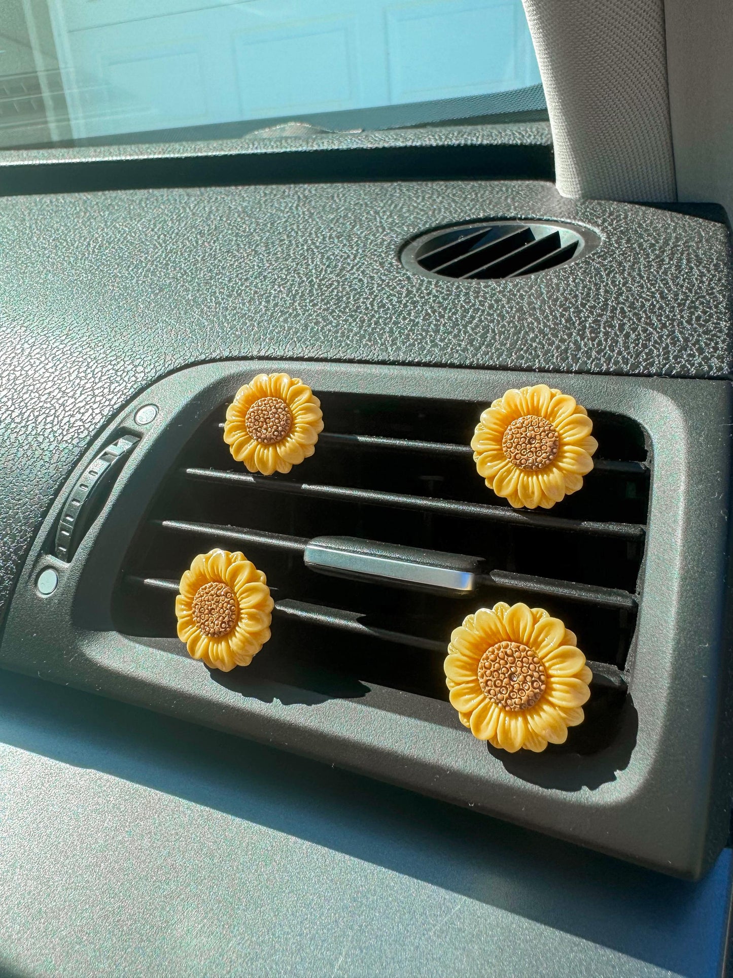 Sunflower Vent Clips | Set of 4 |