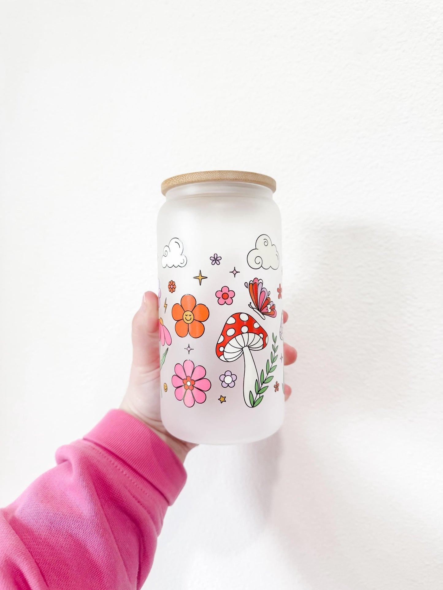 Groovy Glass Cup | 16oz