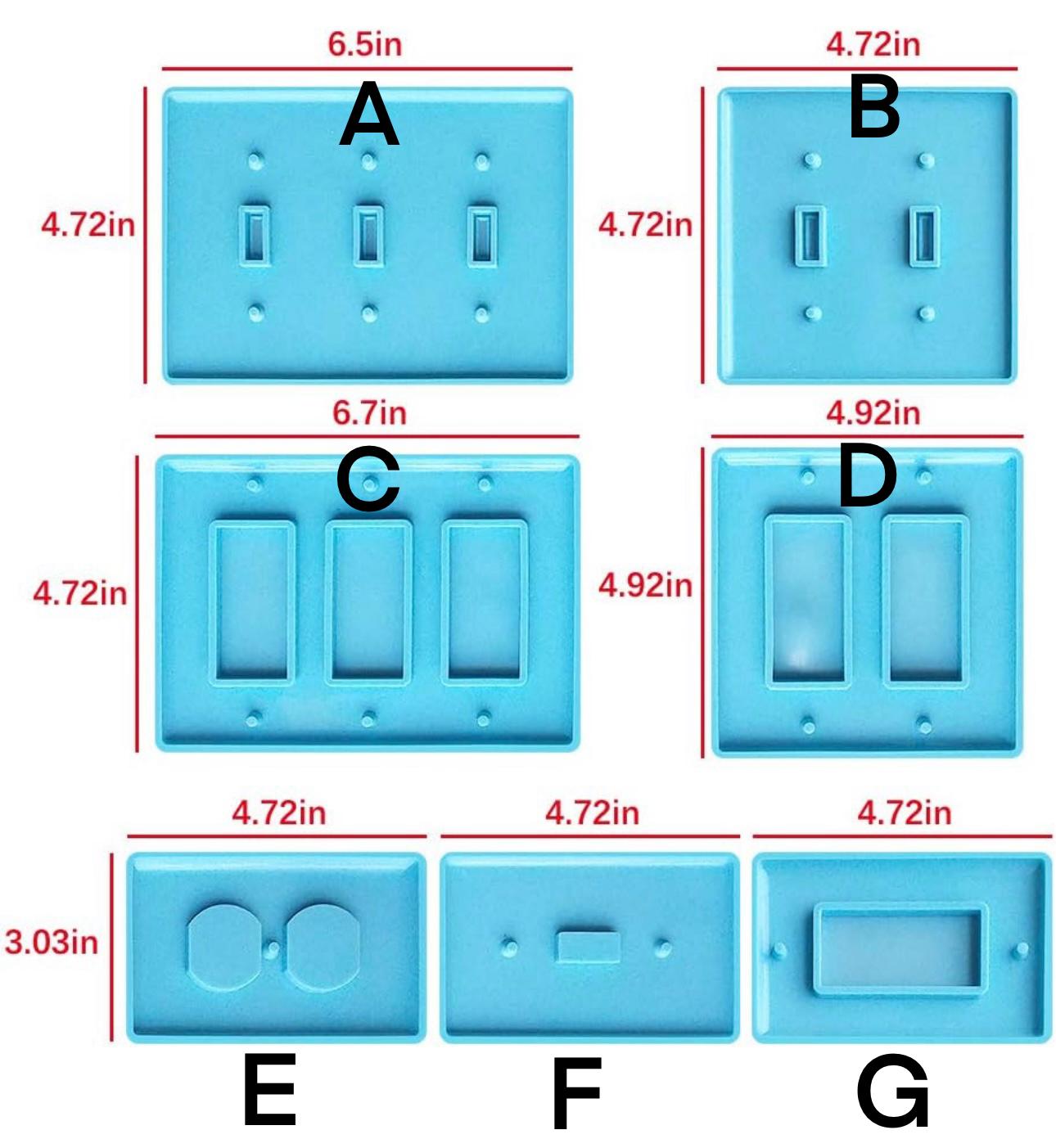 Outlet Cover | Light Switch Cover | Custom | Floral