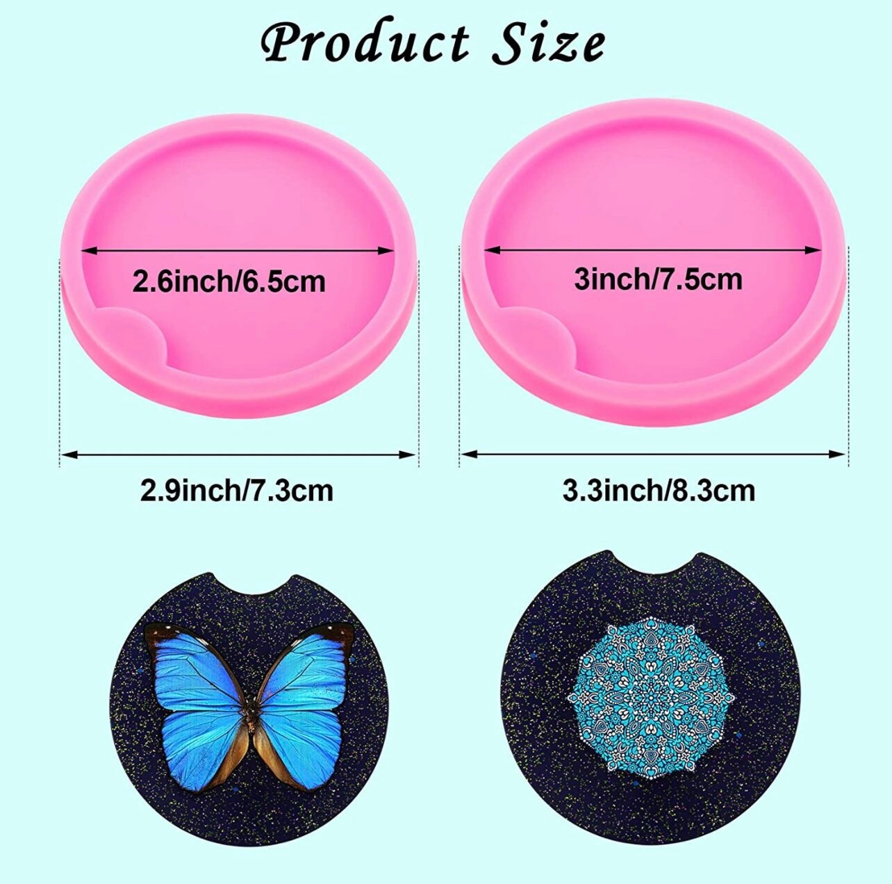 Car Coasters Set Of 2 Customizable