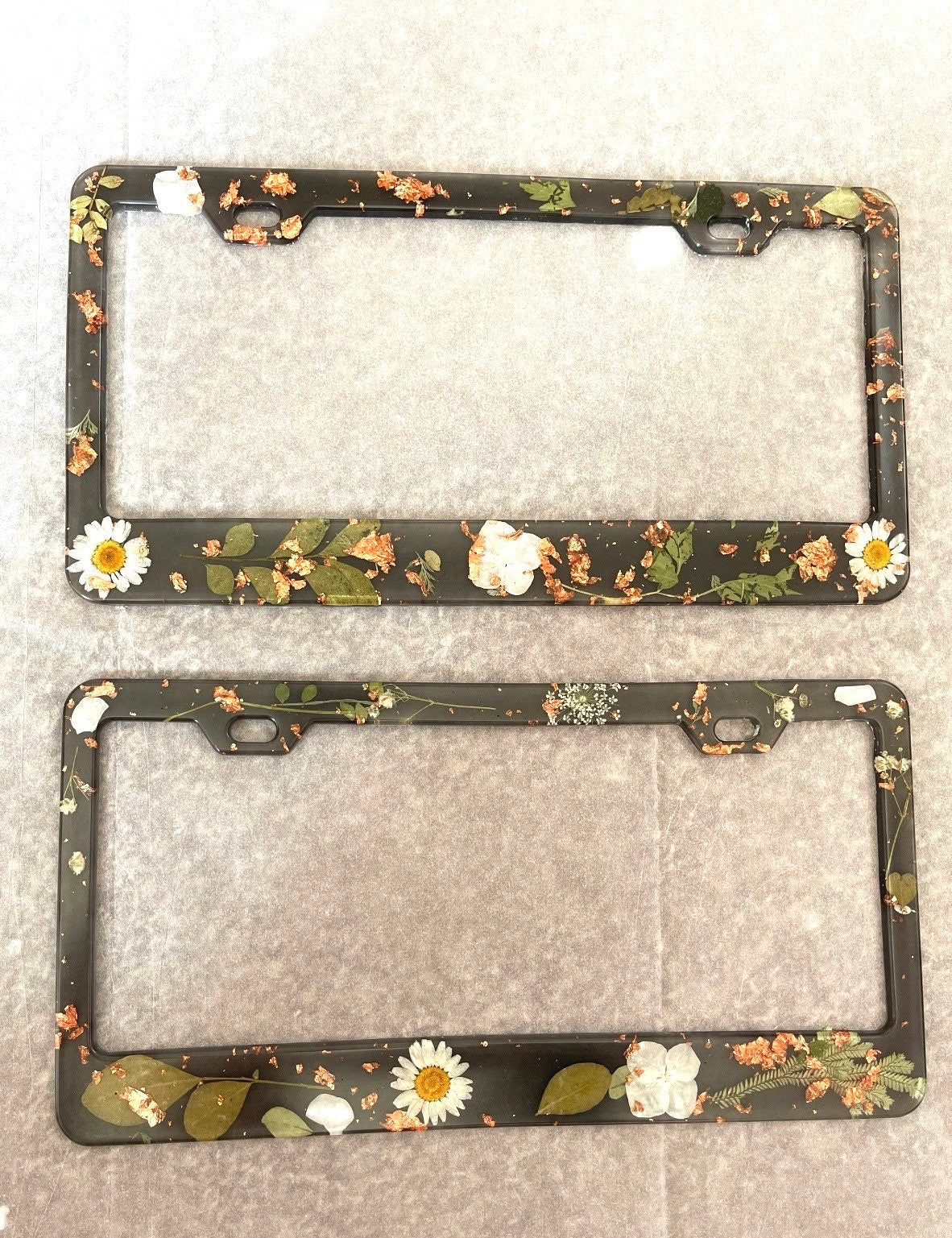 Resin License Plate Covers | Set of 2