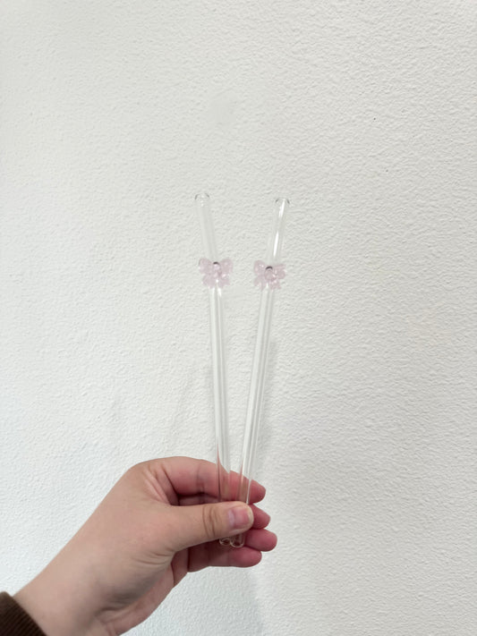 Bow Glass Straw | Drinking Straw