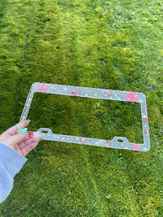 Resin License Plate Cover