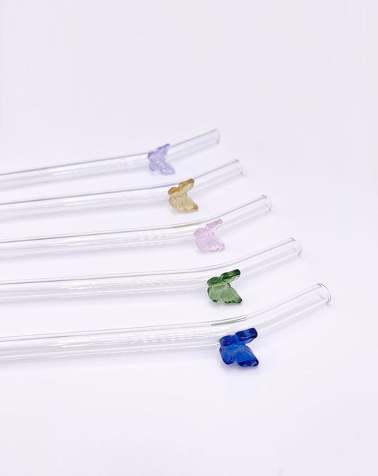 Butterfly Glass Straw | Drinking Straw