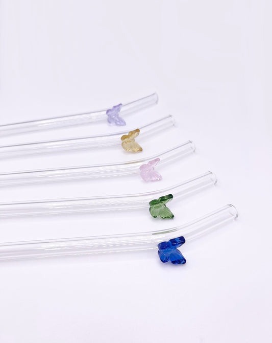 Butterfly Glass Straw | Drinking Straw