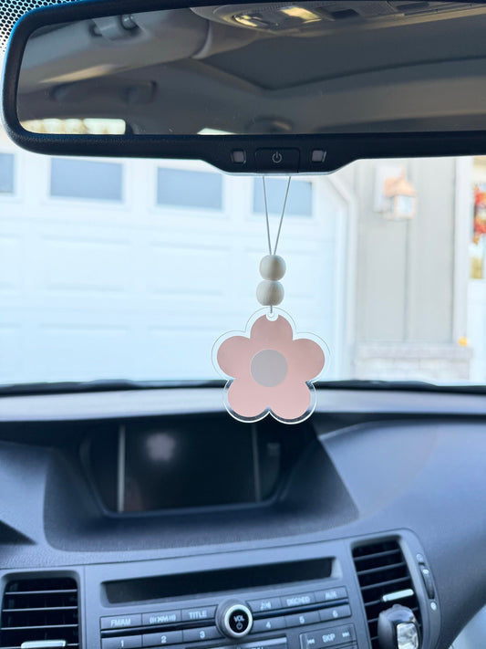 Flower Mirror Hanger | Car Mirror | Mirror Ornament