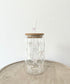 Bow Aesthetic Glass Cup | 16oz