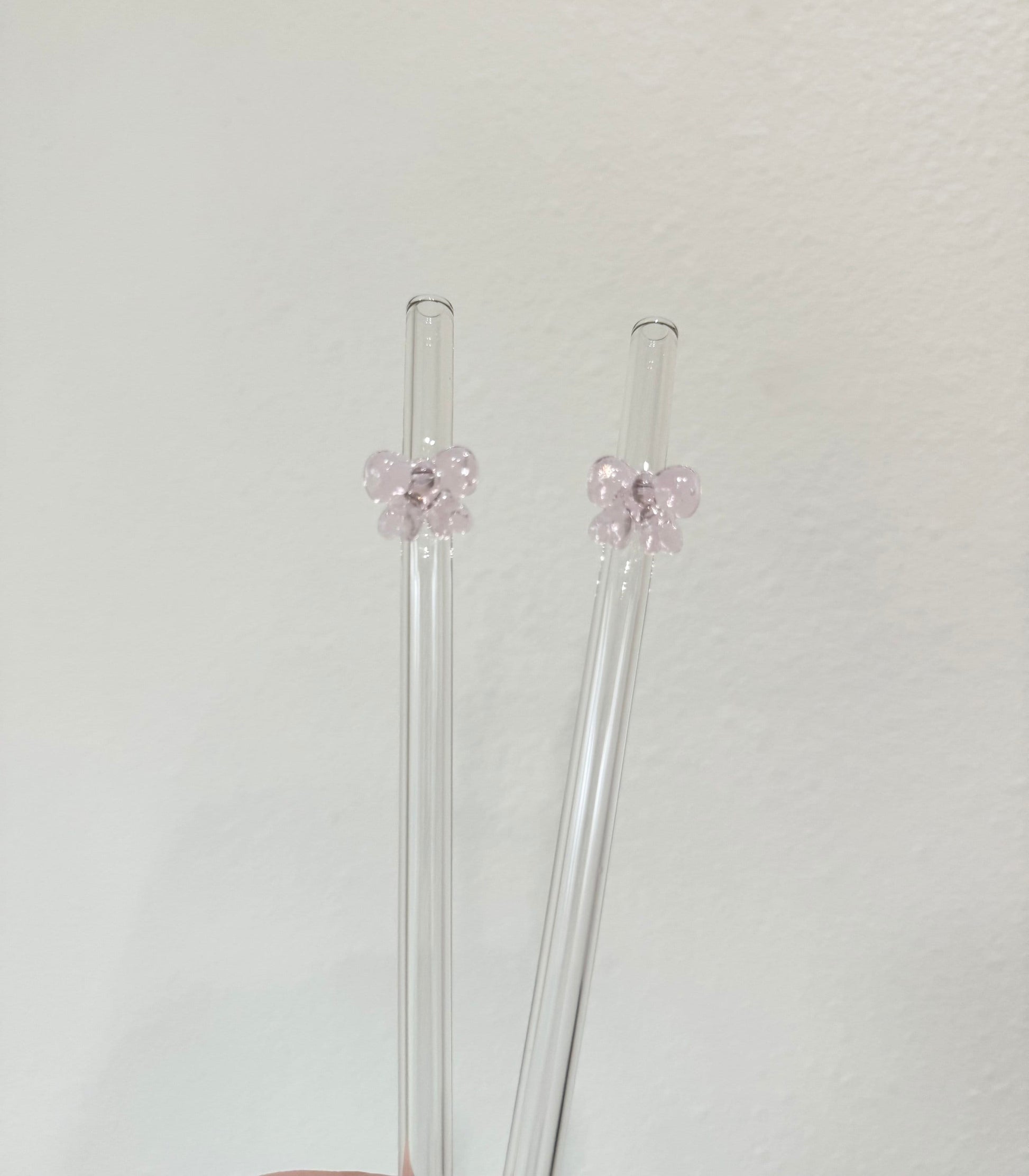 Bow Glass Straw | Drinking Straw