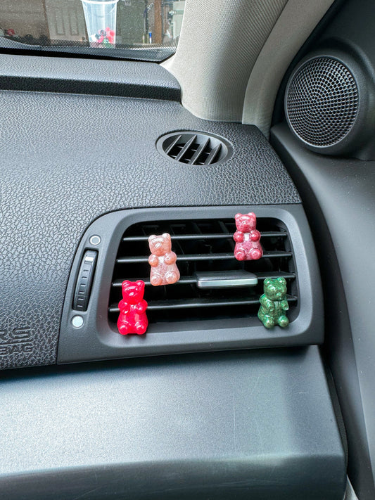 Tiny Bear Vent Clips | Set of 6 | Custom