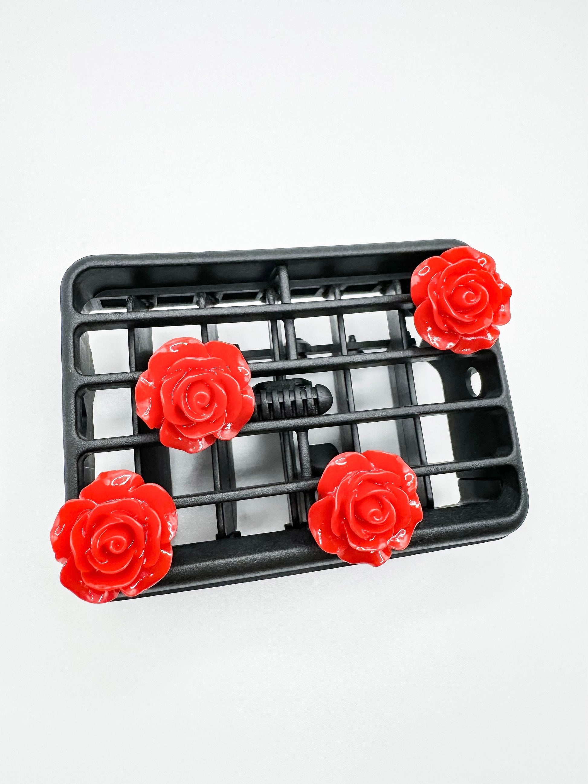 Rose Vent Clips | Set of 4 | Red