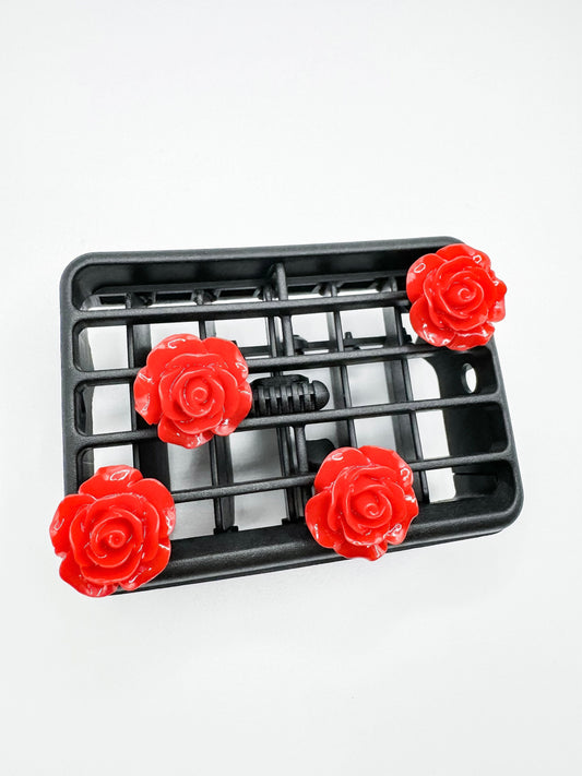 Rose Vent Clips | Set of 4 | Red