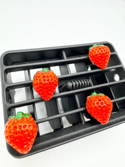 Strawberry Vent Clips | Set of 4 | Red
