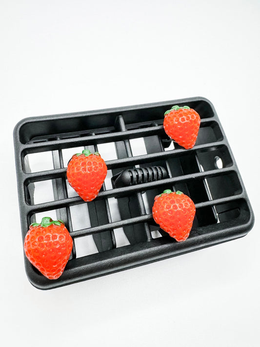 Strawberry Vent Clips | Set of 4 | Red