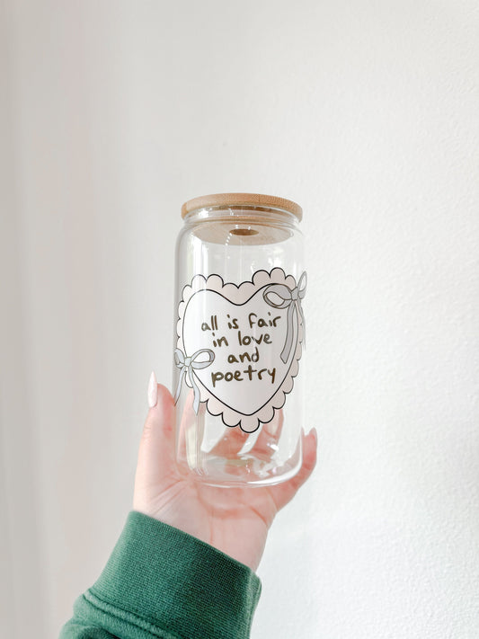 All is Fair Glass Cup | 16oz