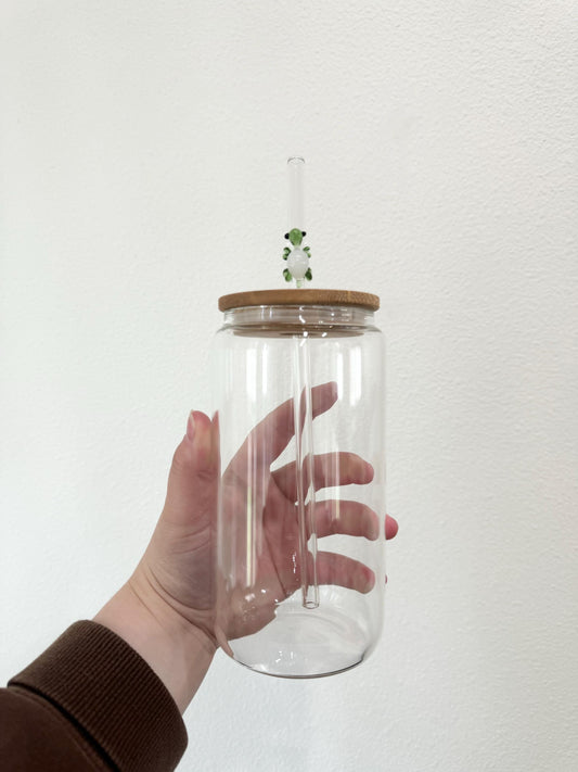 Turtle Glass Straw | Drinking Straw