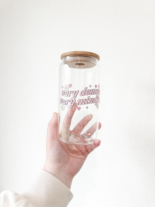 Mindful Glass Cup | 16oz
