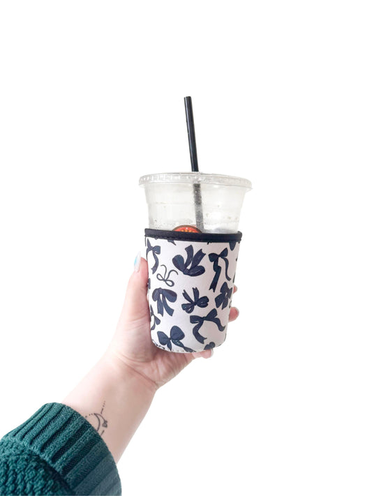 Neutral Bow Coffee Sleeve