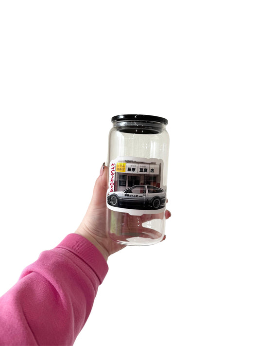 Tofu Shop Glass Cup | 16oz