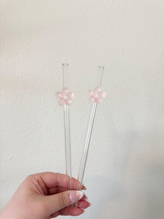 Sakura Glass Straw | Drinking Straw
