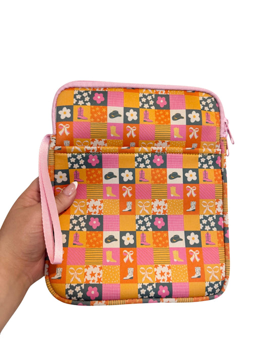 Groovy Western Tech Sleeve | Kindle Sleeve | Book Sleeve