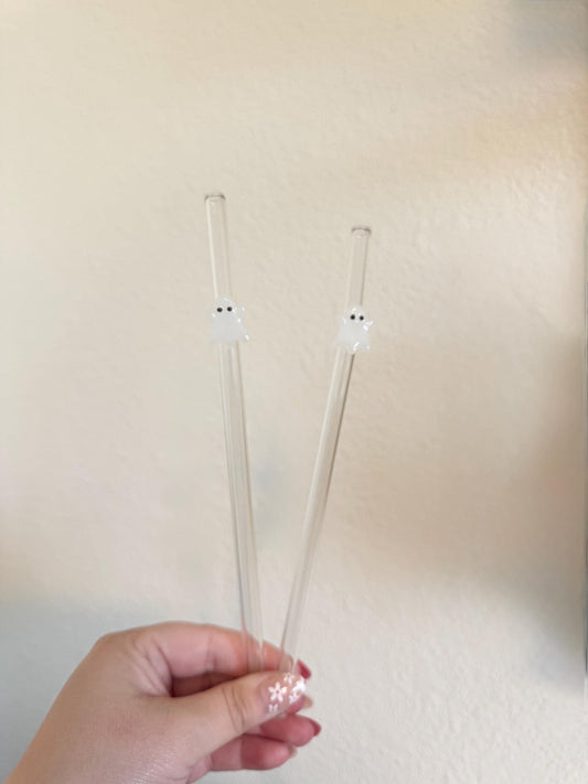 Ghost Glass Straw | Drinking Straw