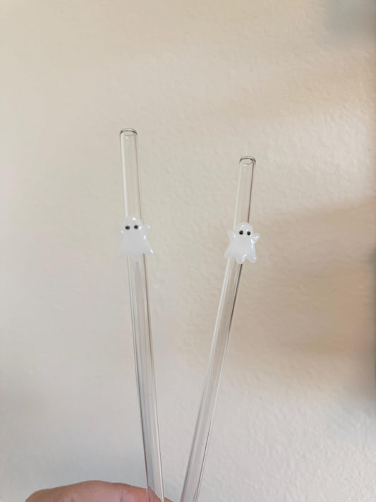 Ghost Glass Straw | Drinking Straw