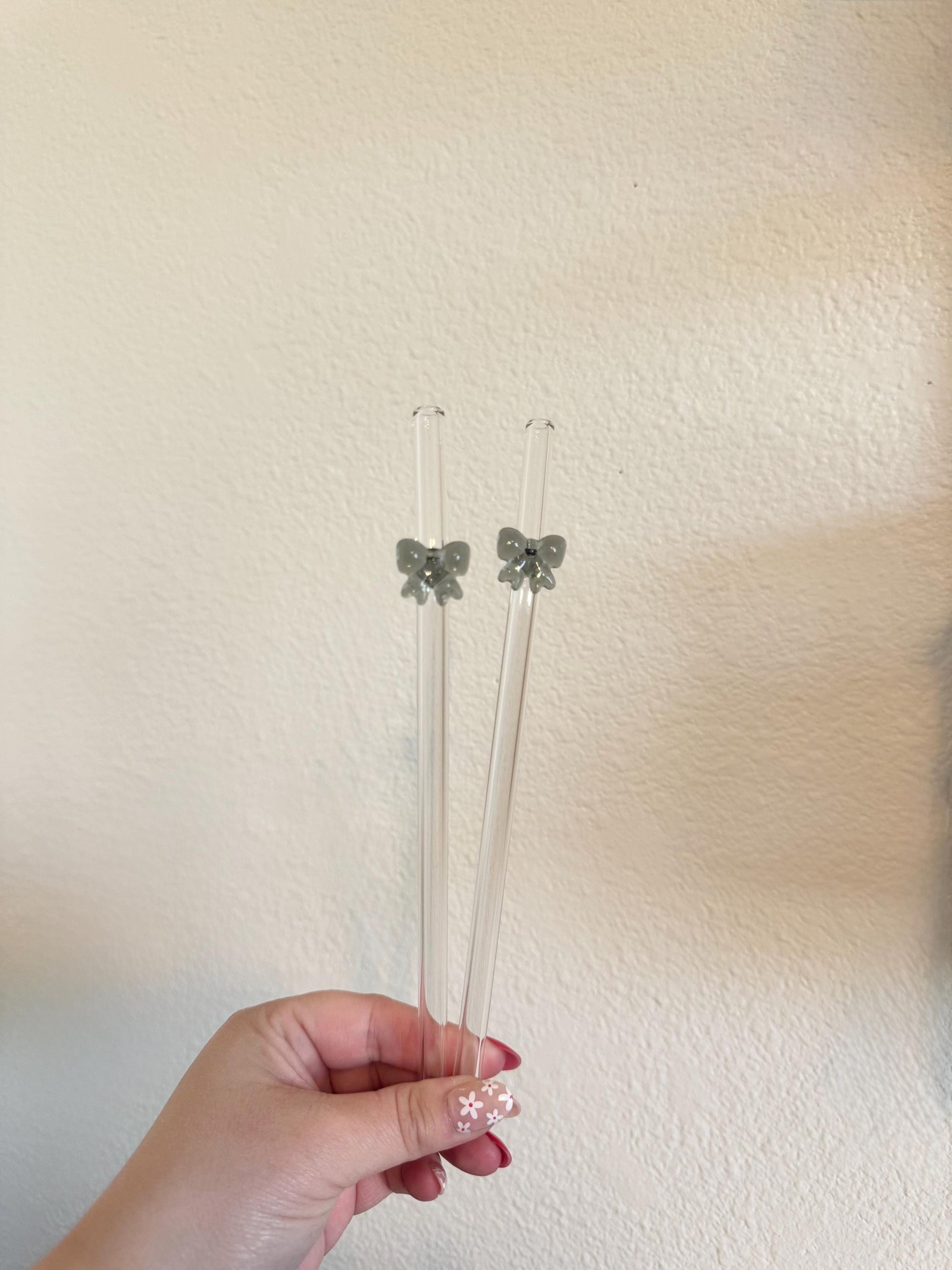 Bow Glass Straw | Drinking Straw