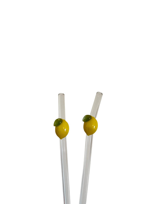 Lemon Glass Straw | Drinking Straw