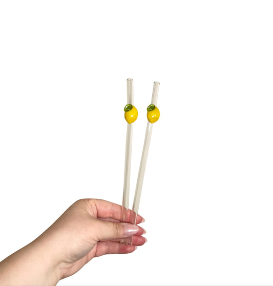 Lemon Glass Straw | Drinking Straw