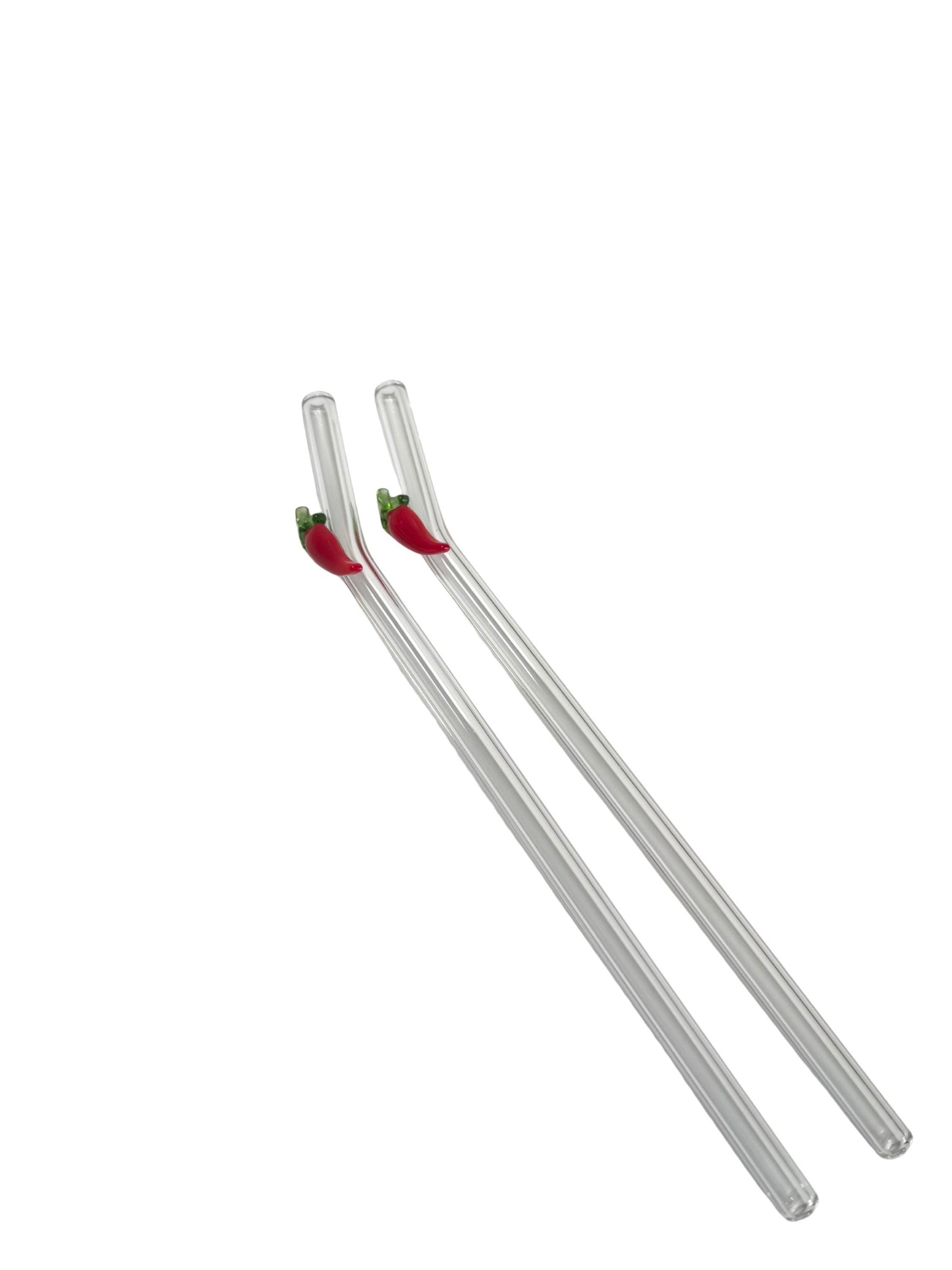 Chili Glass Straw | Drinking Straw