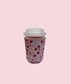 Strawberry & Bow Coffee Sleeve