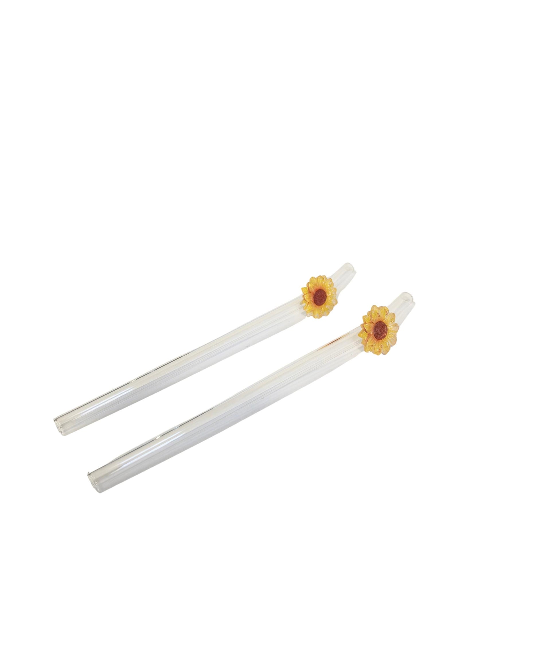 Sunflower Glass Straw | Drinking Straw