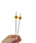 Sunflower Glass Straw | Drinking Straw