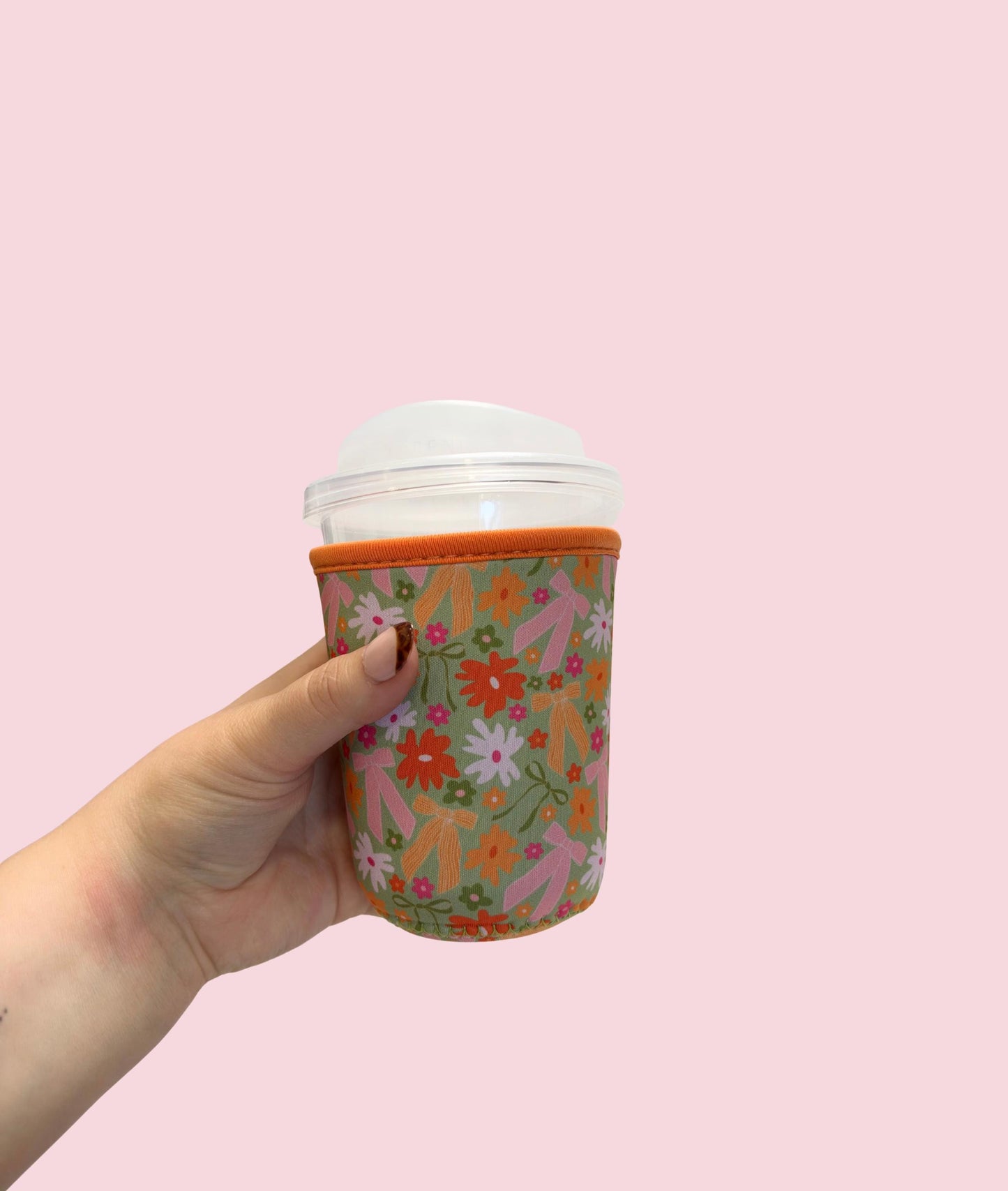 Bow Bloom Coffee Sleeve