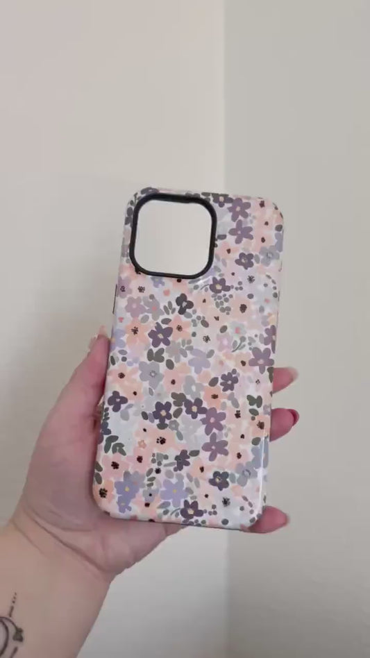 Purple Meadows Phone Case | Magnetic