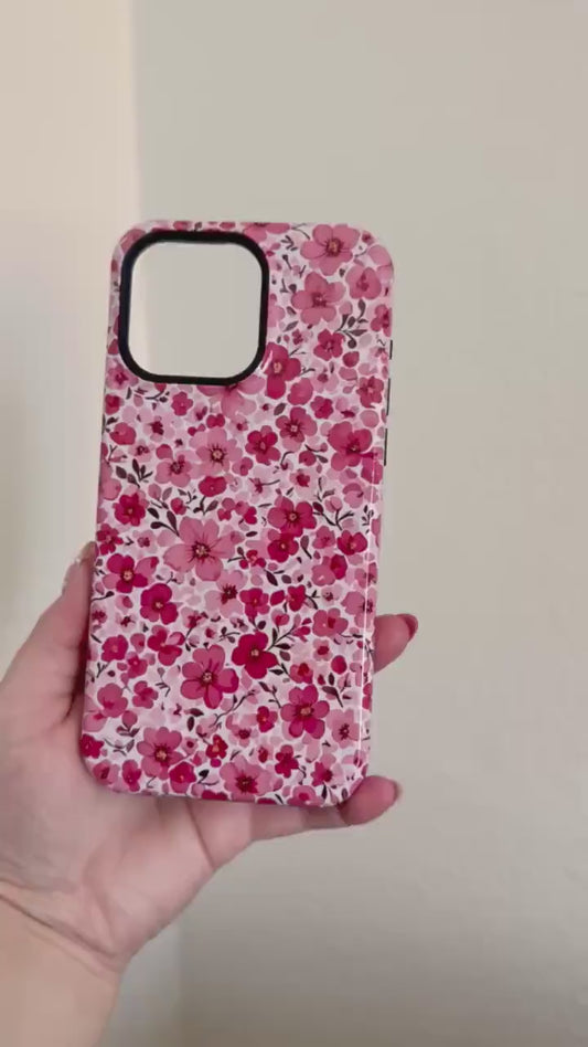 Pink Blossoms Tough Phone Case | Magnetic