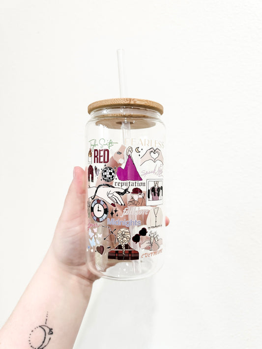 Tour Themed Glass | Eras | Cup 16oz